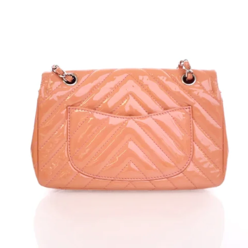 Chanel Vintage Pre-owned Leather chanel-bags Pink Dames