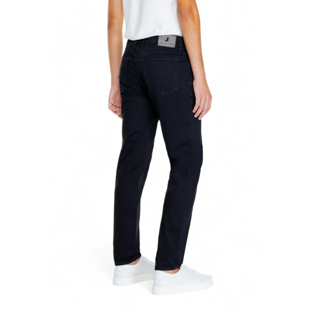 Jeckerson Heren katoenen stretch broek Black Heren