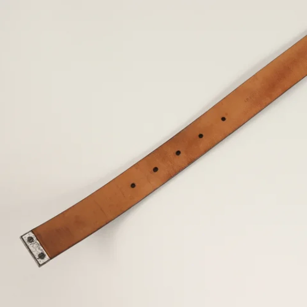 Louis Vuitton Vintage Pre-owned Leather belts Brown Heren