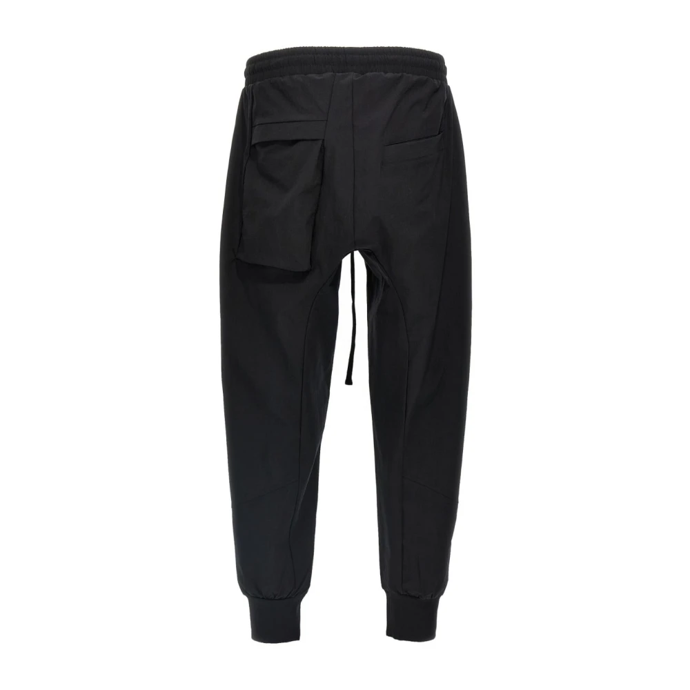 Thom Krom Zwarte Trekkoordbroek Elastische Enkels Black Heren