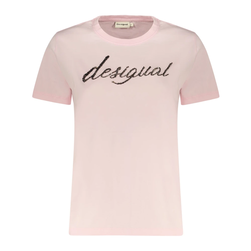 Desigual Damen Rosa Varsovia T-Shirt