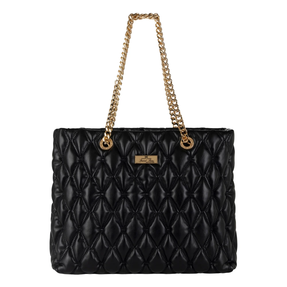 Elisabetta Franchi Stijlvolle Borsa Tas voor Vrouwen Black Dames