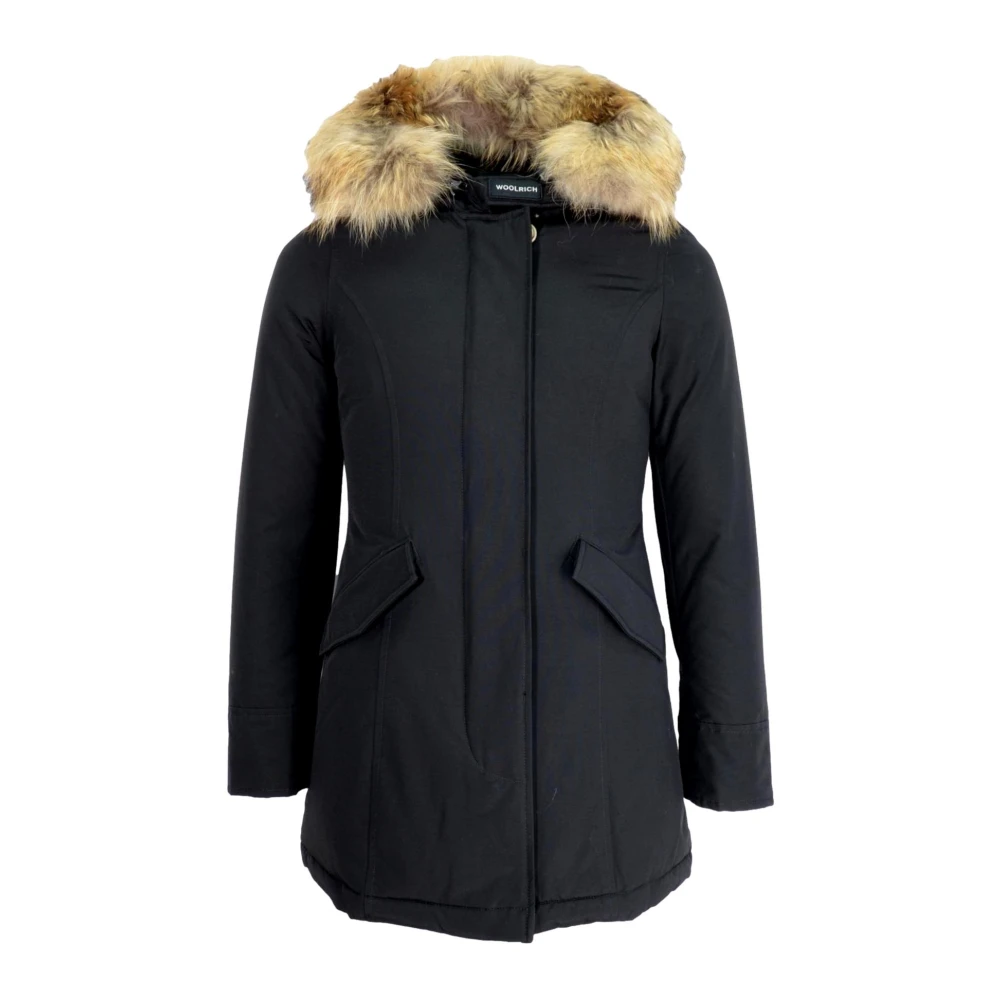 Woolrich Women's Black Arctic Raccoon Parka - Parkas - Xs - Coats