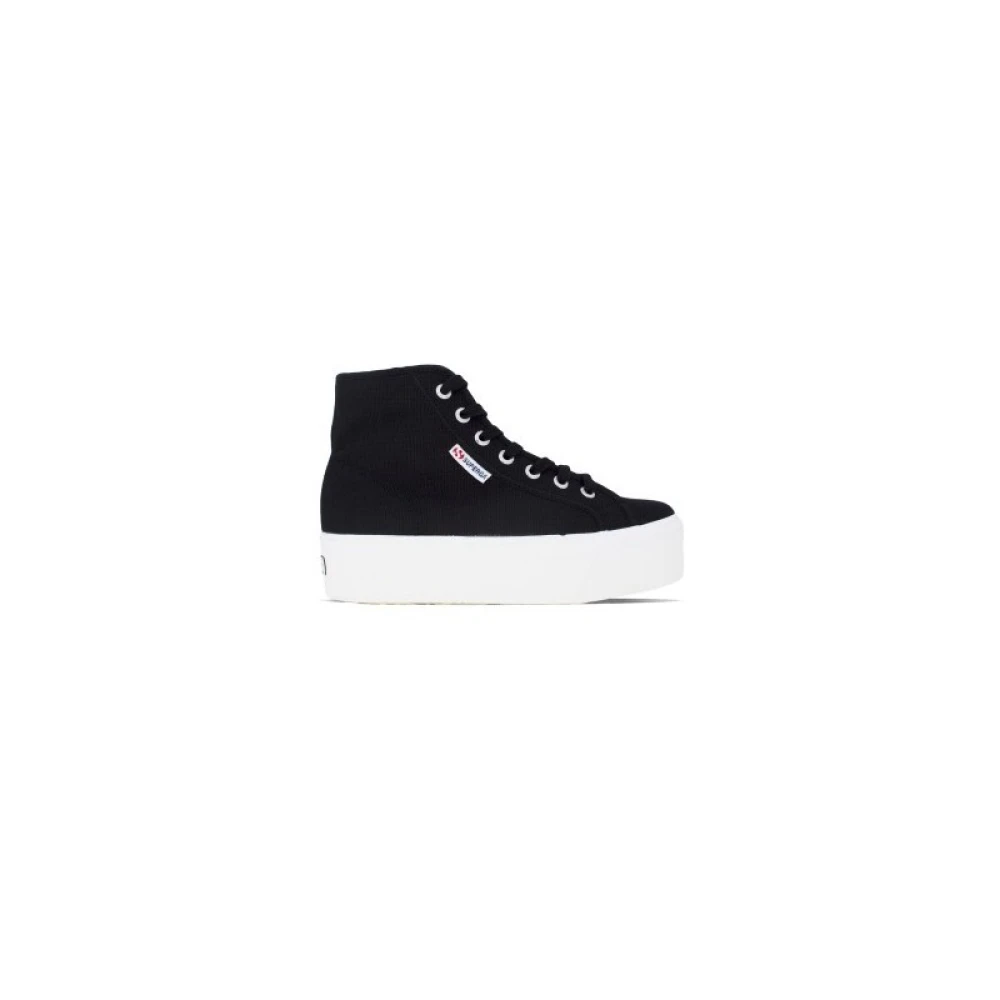 Superga Hombre Negro Zapatos, Talla: 36 Eu
