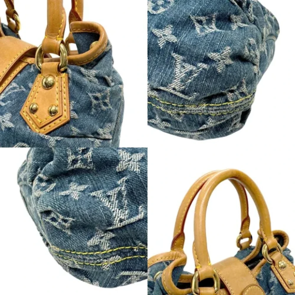 Louis Vuitton Vintage Pre-owned Denim louis-vuitton-bags Blue Dames