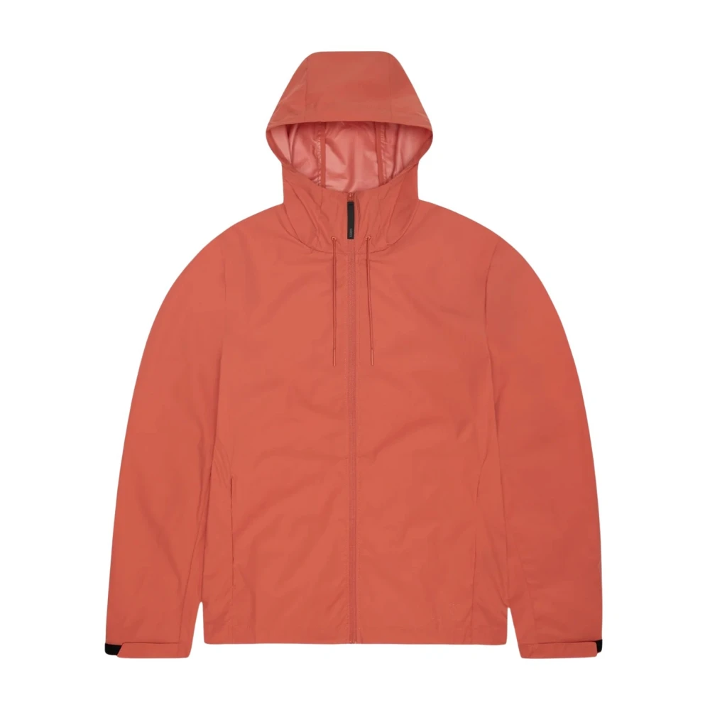 Rains Damen Orange Jacken, Mgröße: