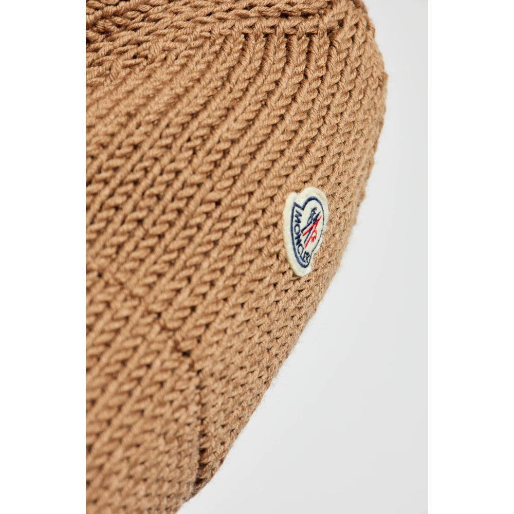 Moncler Wollen donsjack Beige Heren