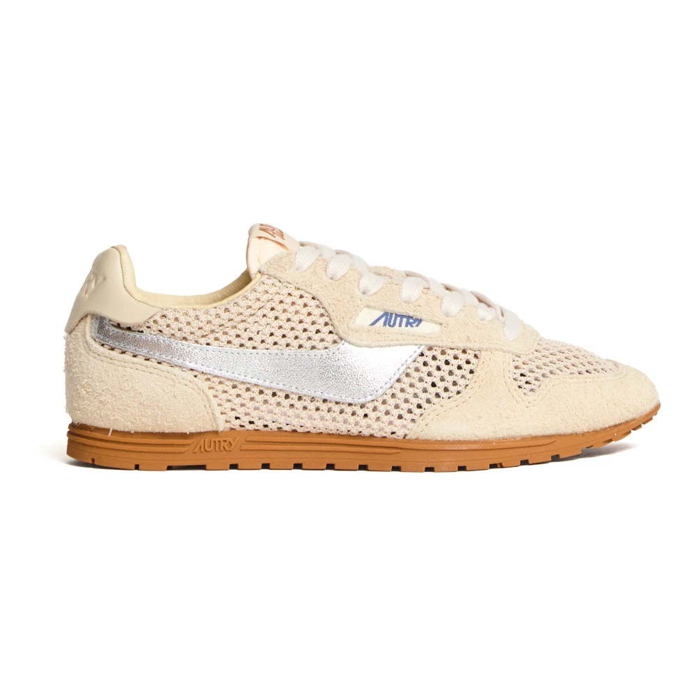 Autry Sneakers Dames Schoenen Beige