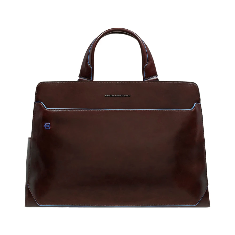 Piquadro Herren Braun Personalisierbare Laptoptasche 15,6"