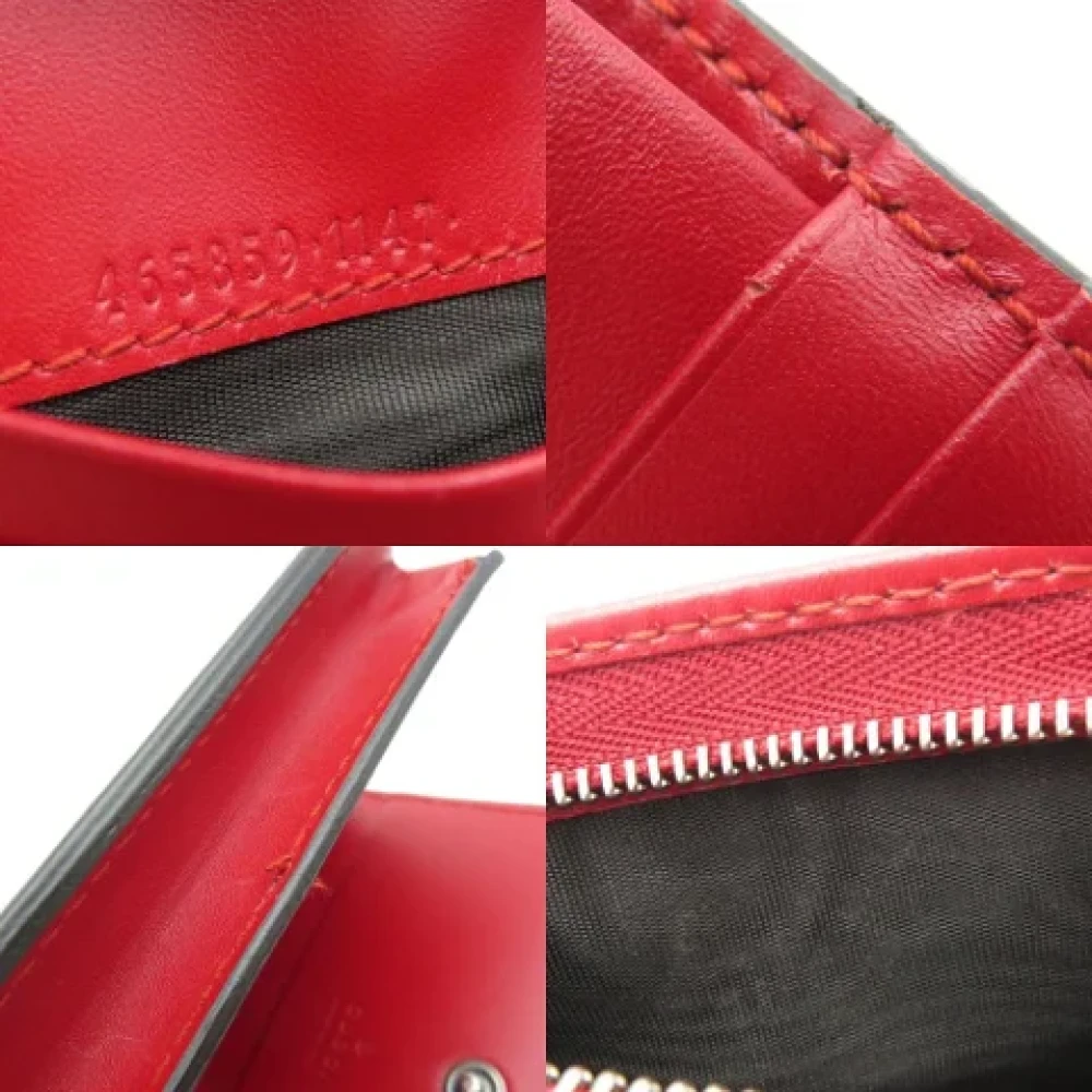 Gucci Vintage Pre-owned Leather wallets Red Dames