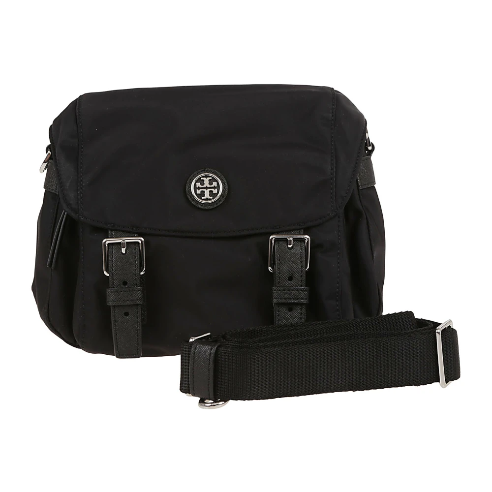 TORY BURCH Zwarte Schoudertas Upgrade Stijl Modern Black Dames