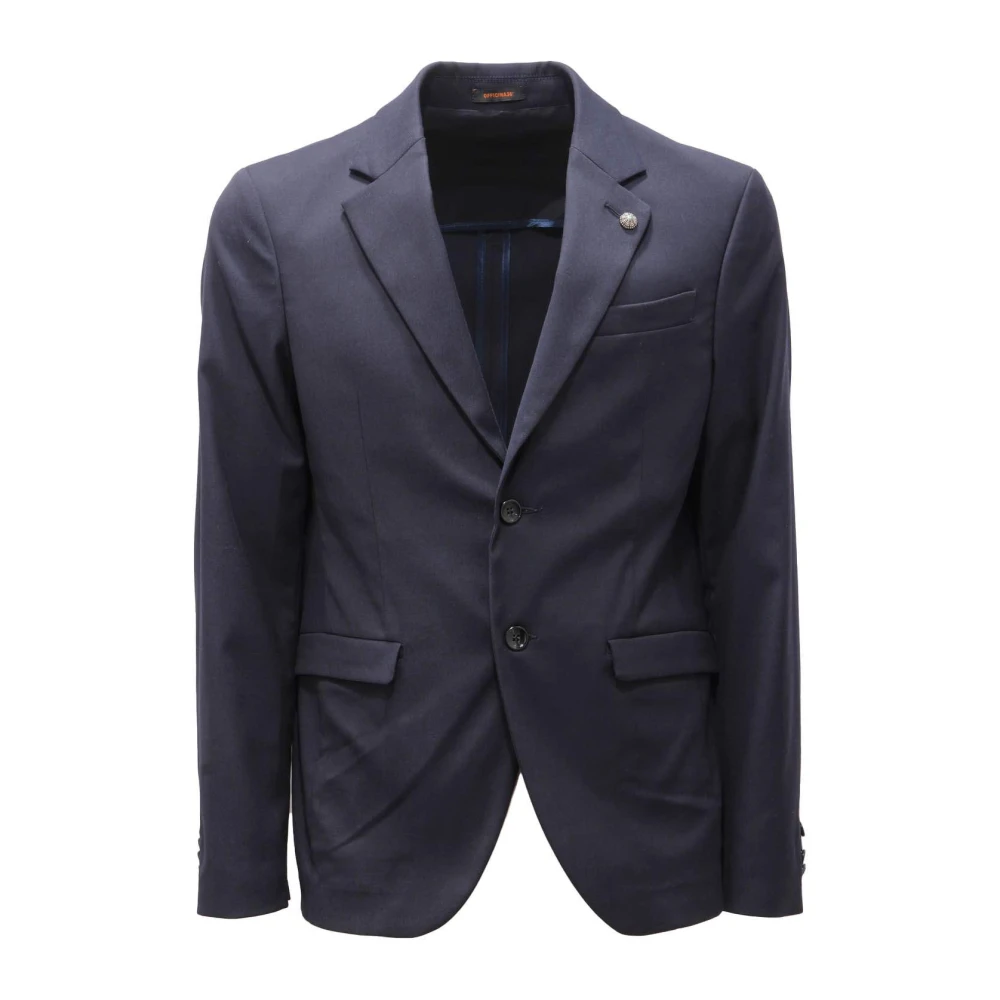 Officina36 Blue Ivo Jacket - Male - Blazers - M - Jackets