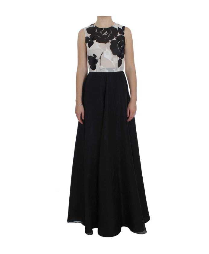 robe-elegante-en-soie-florale