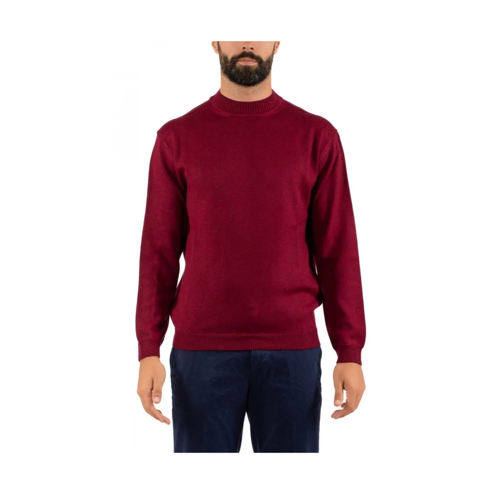 Daniele Fiesoli Heren Gebreide Trui Red Heren