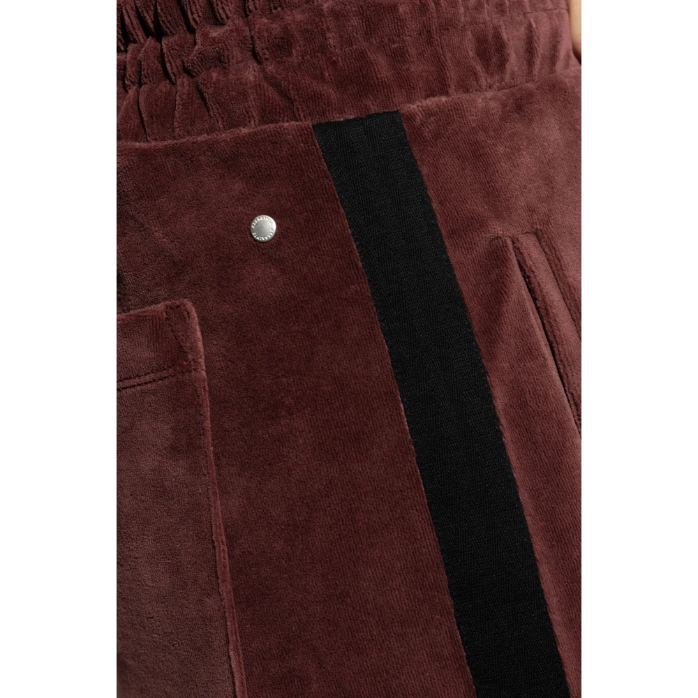 AllSaints Draven broek met zijstrepen Red Heren