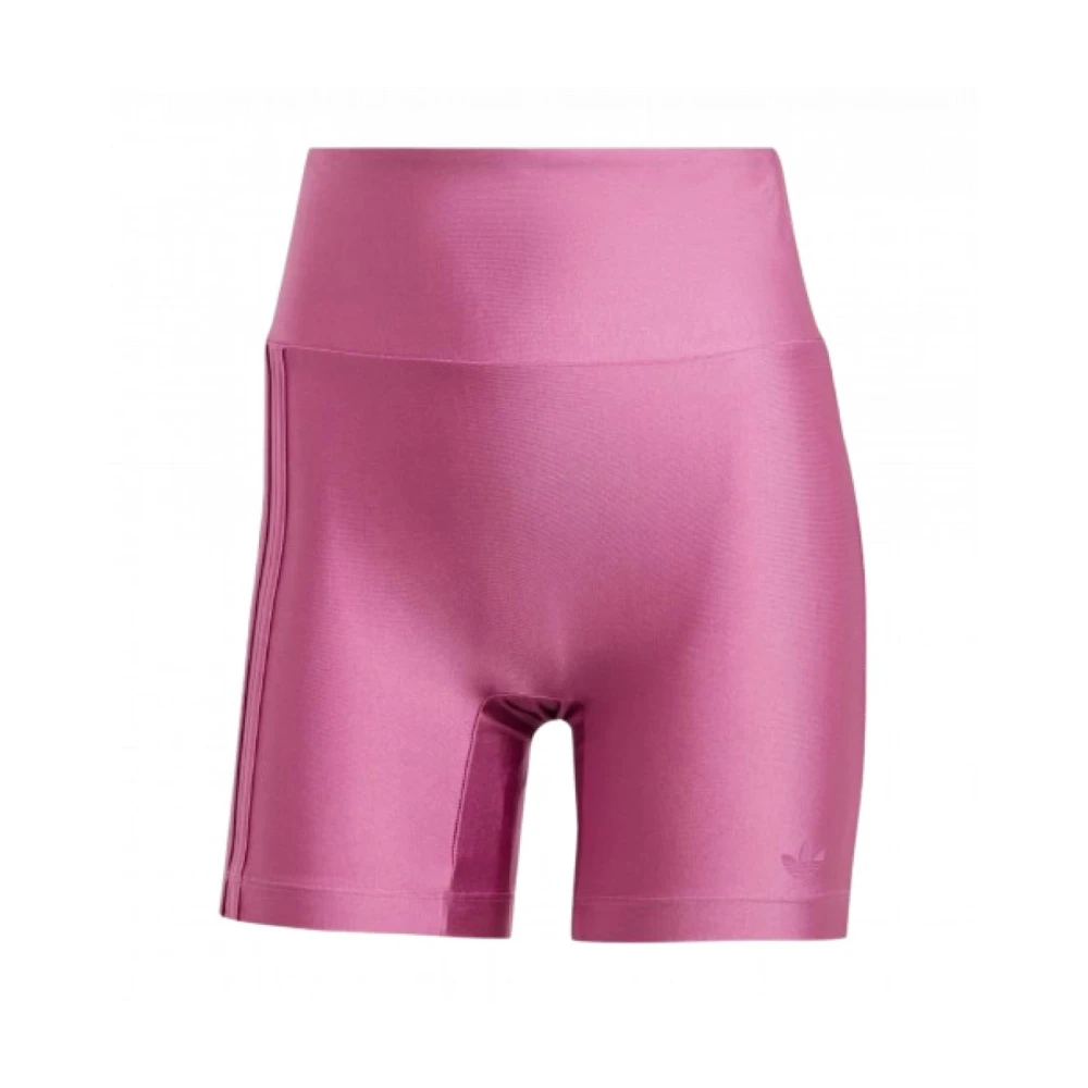 adidas Originals Polyester Gebreide Shorts Purple Dames
