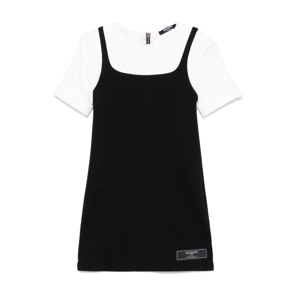 Balmain Girls Black Elegant Dress Collection - Dresses - 13 Y - Kids