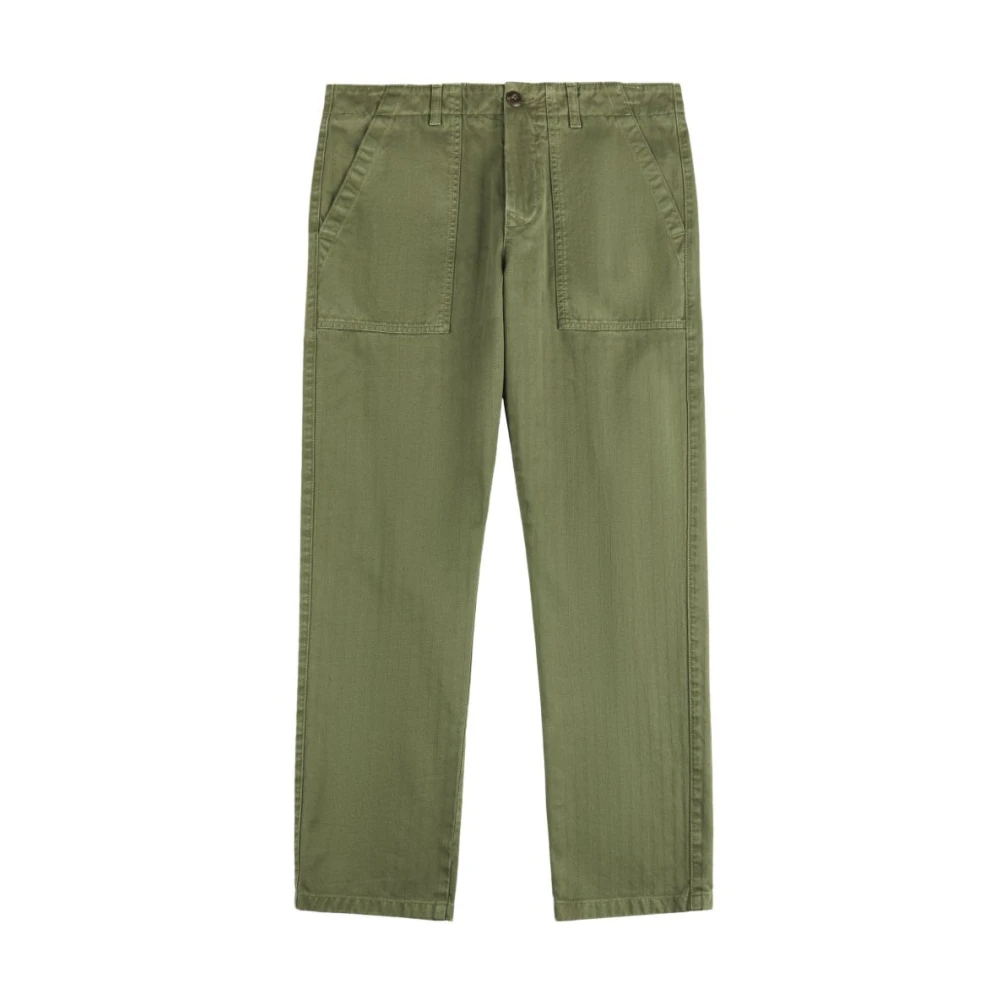 Fay Men's Green Straight Trousers, W34, Mtm8152091t Zej V408 Trousers