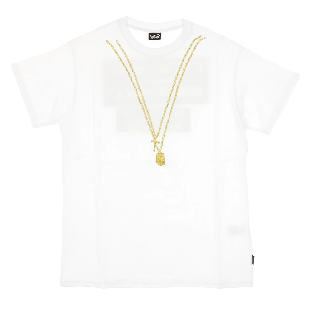 Propaganda Witte Crew Neck Tee met Borduurwerk White Heren