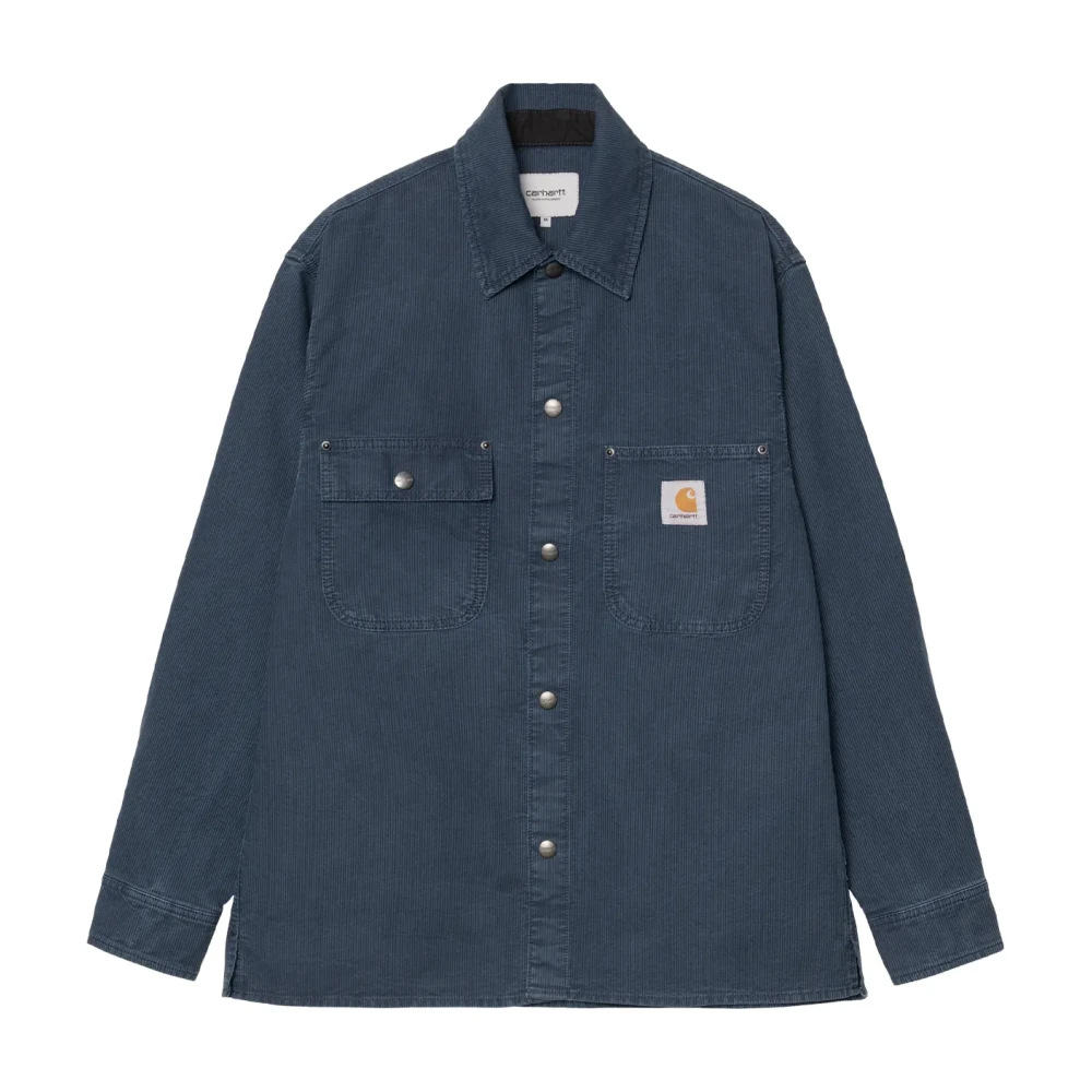 Carhartt Wip Men's Blue Parrish Shirt Jacket - Casual Shirts - Xl- Shirts
