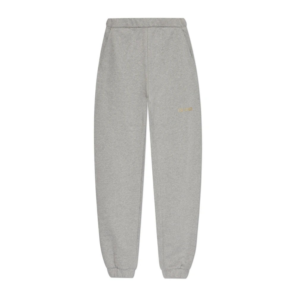 The Attico Grijze Katoenen Joggers voor Vrouwen Gray Dames