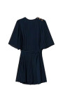 blue-pleated-dress-with-belt