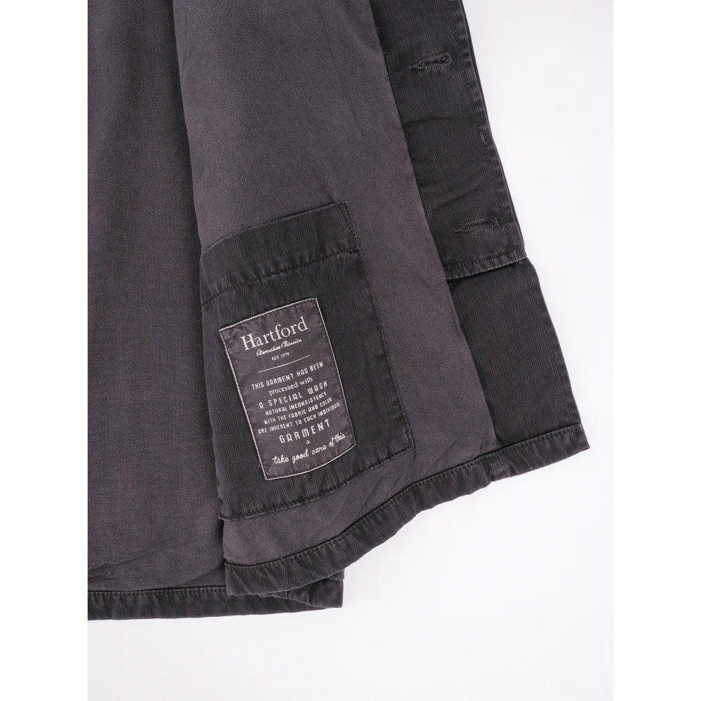 Hartford Militair-geïnspireerde Field Jacket Black Heren