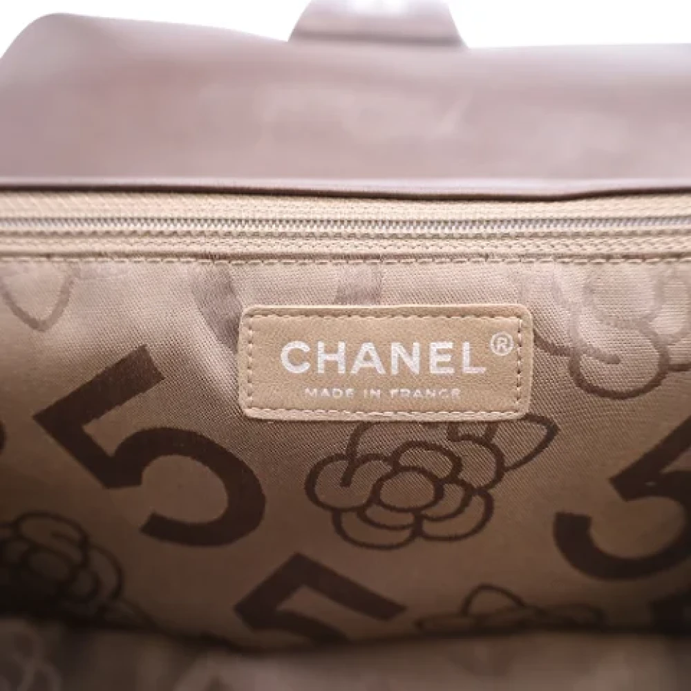Chanel Vintage Pre-owned Leather chanel-bags Brown Dames