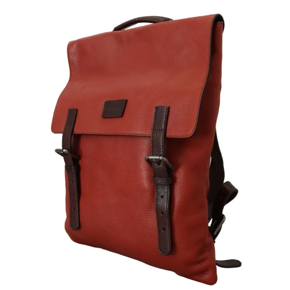 Dolce & Gabbana Pre-owned Fabric backpacks Orange Dames