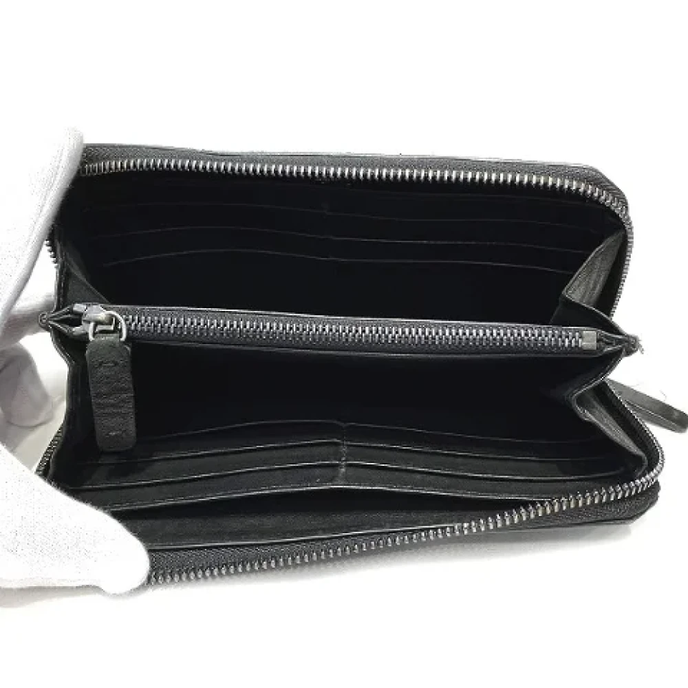 Jimmy Choo Pre-owned Leather wallets Black Dames