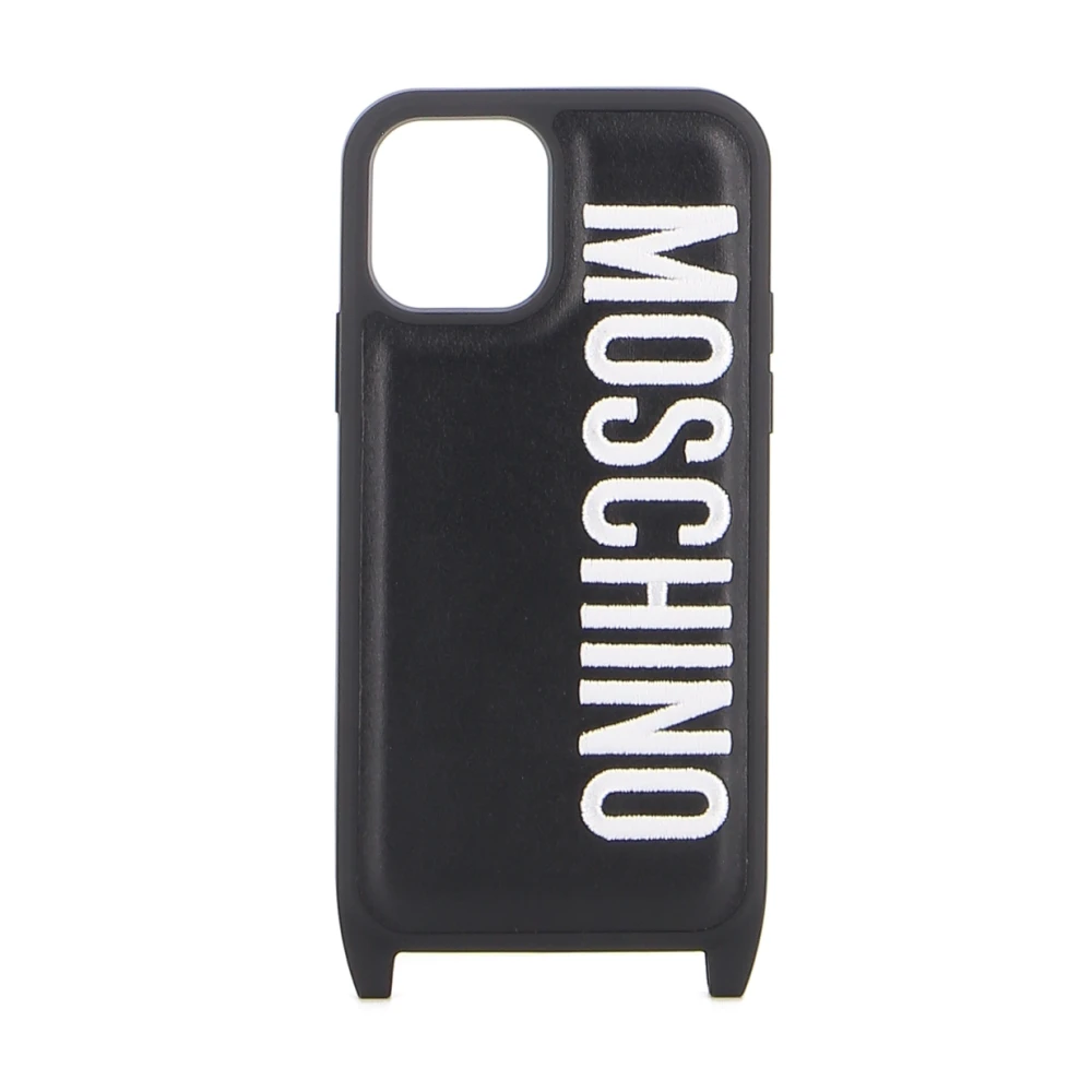 Moschino Stijlvolle iPhone 12 12 Pro Telefoonhoesje Black Dames