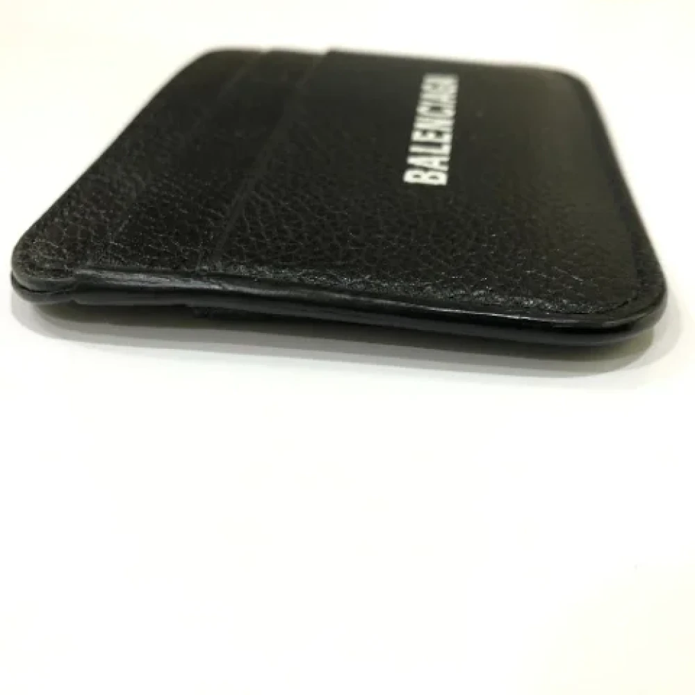 Balenciaga Vintage Pre-owned Leather wallets Black Dames