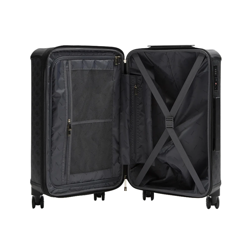 Guess Elegante Zwarte Reistas Black Dames