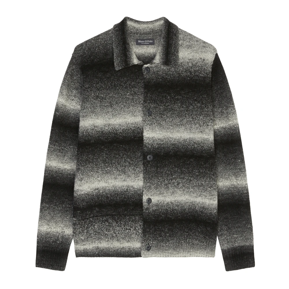 Marc O'Polo Gewone cardigan Black Heren