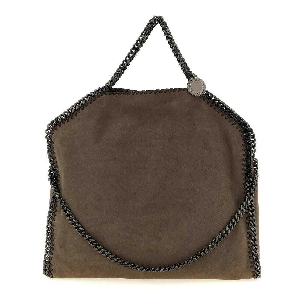 Stella Mccartney Donna Grigio - Borsa Tote Falabella Fold-Over - Bags - One Size - Immagine 4