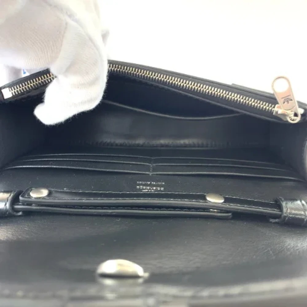 Balenciaga Vintage Pre-owned Leather wallets Black Dames