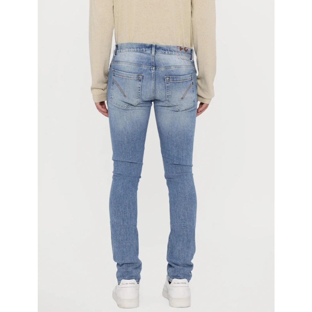 Dondup Blauwe Stijlvolle Broek Blue Heren