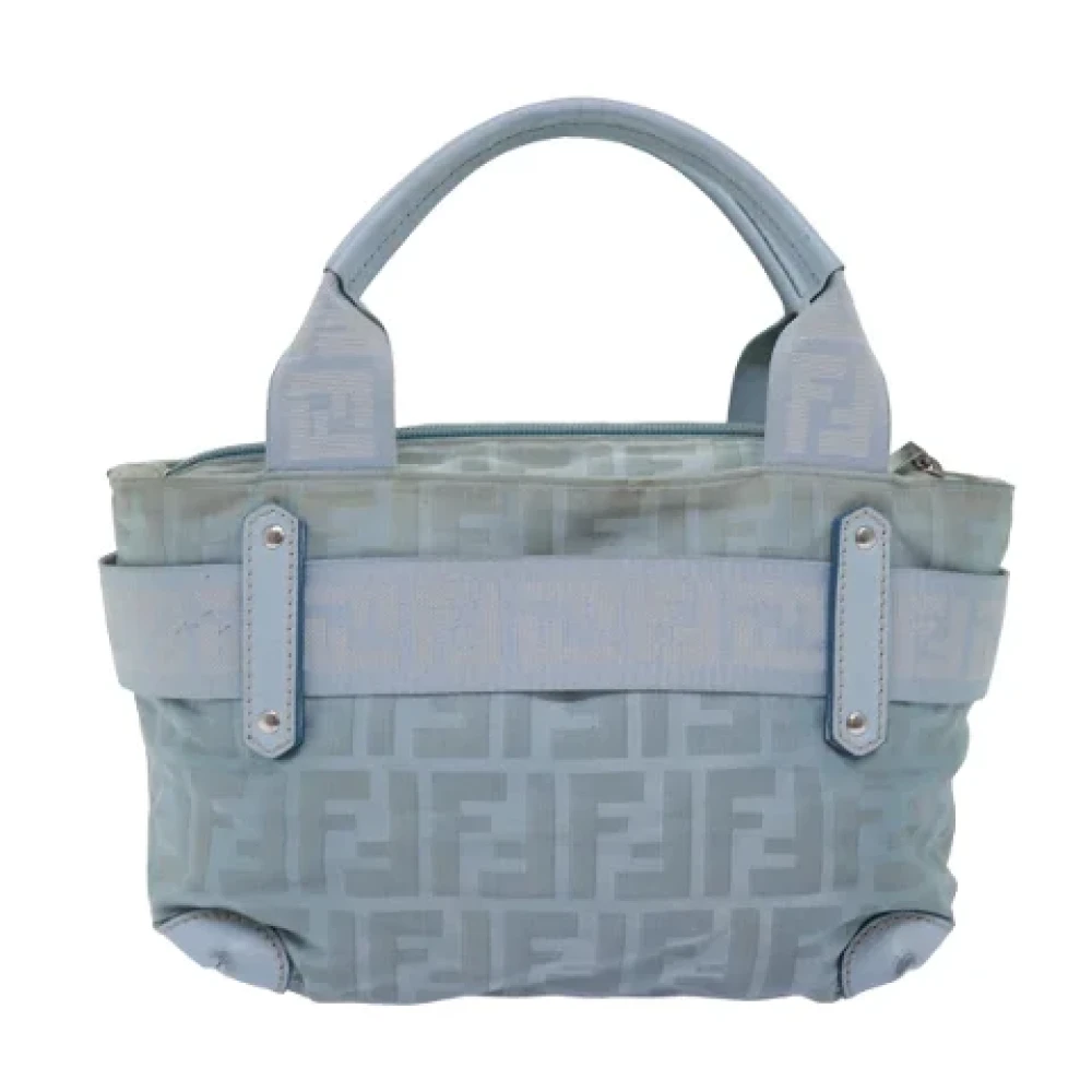 Fendi Vintage Pre-owned Nylon handbags Blue Dames