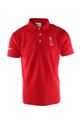 Röd Polo Shirt x Prada
