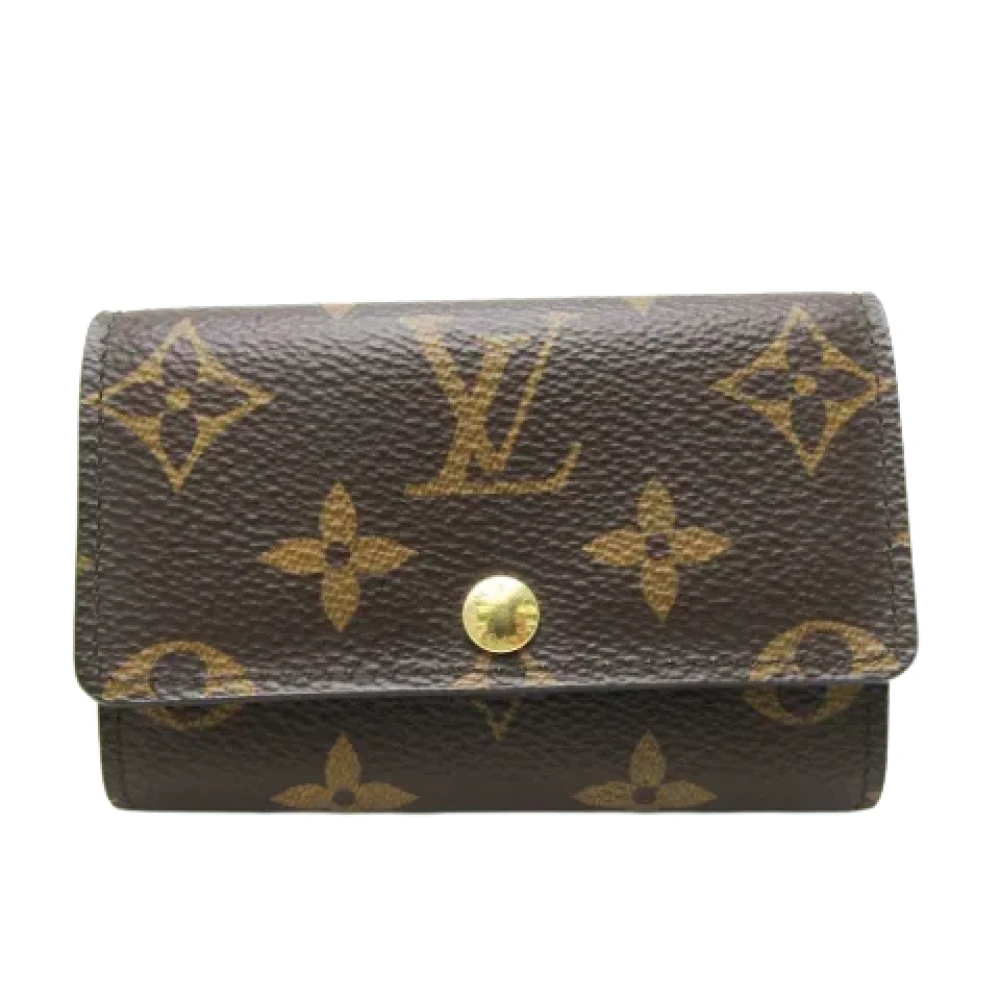 Louis Vuitton Vintage Pre-owned Fabric key-holders Brown Dames