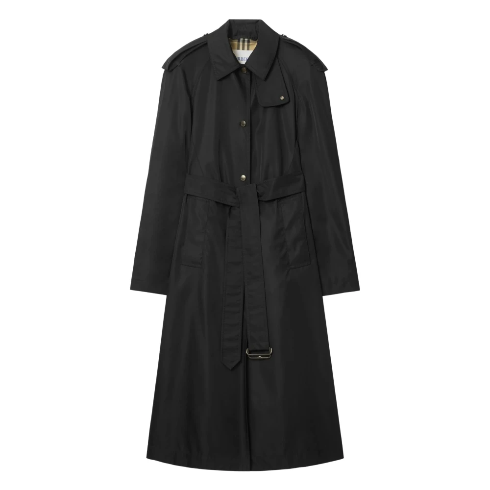 Burberry Women's Black Tilley Belted Coat