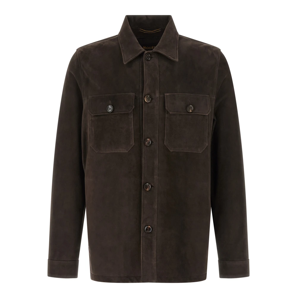 Moorer Men's Brown Klaus Overshirt