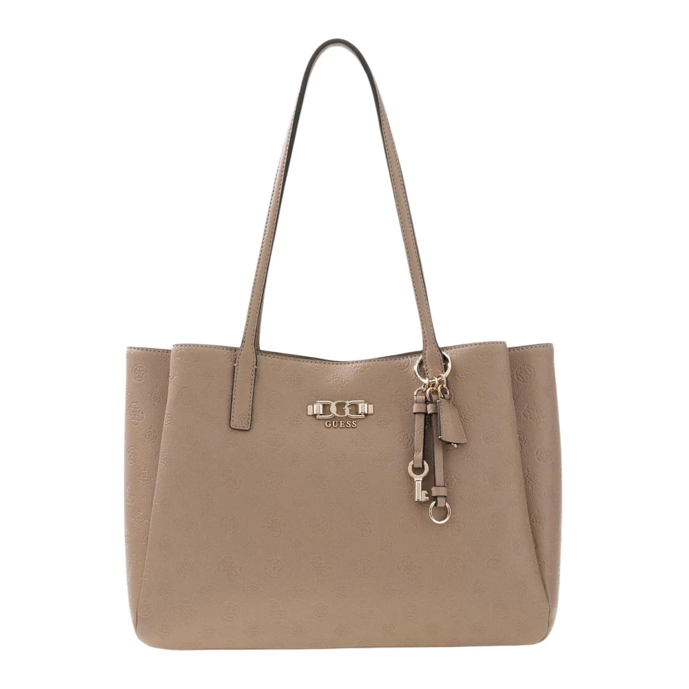 Guess Women's Beige Anise Multi Comp Tote