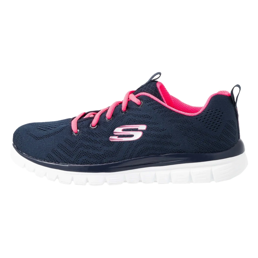 Skechers Graceful-Get Connect Sneakers Dames Schoenen Blauw