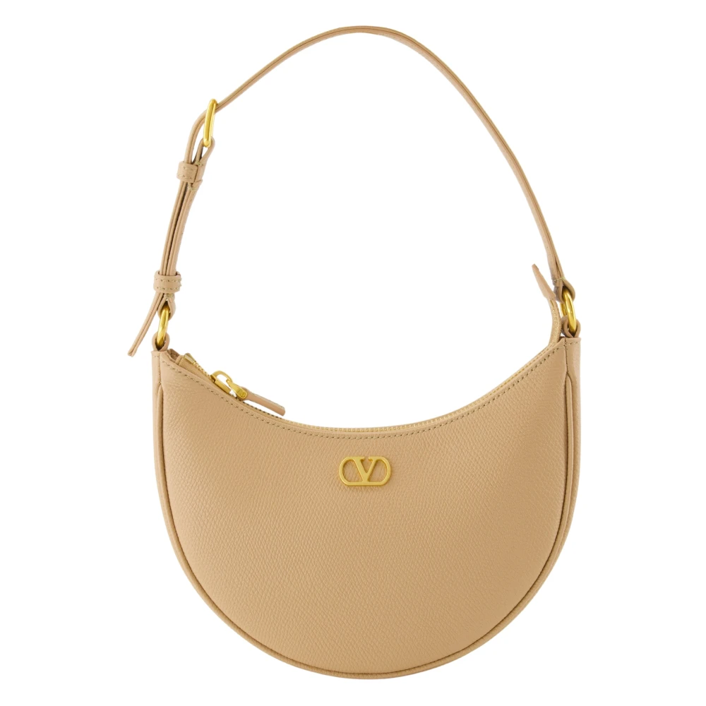 Valentino Garavani Women's Beige Shoulder Bags, One Size, Mini Hobo Bag