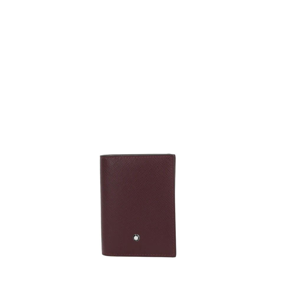 Montblanc Bordeaux Leren Creditcardhouder Brown Heren