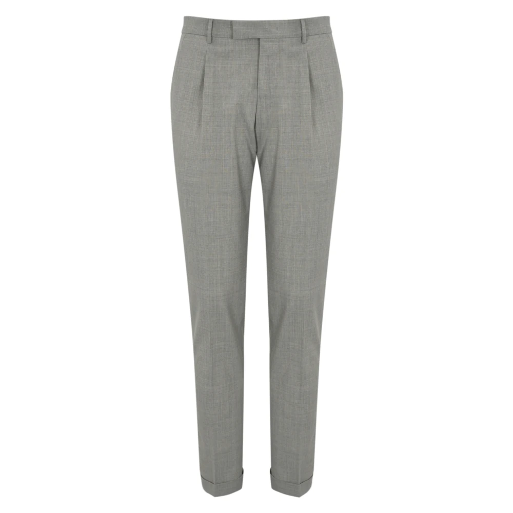 PT Torino Slim Fit Grijze Broek Gray Heren