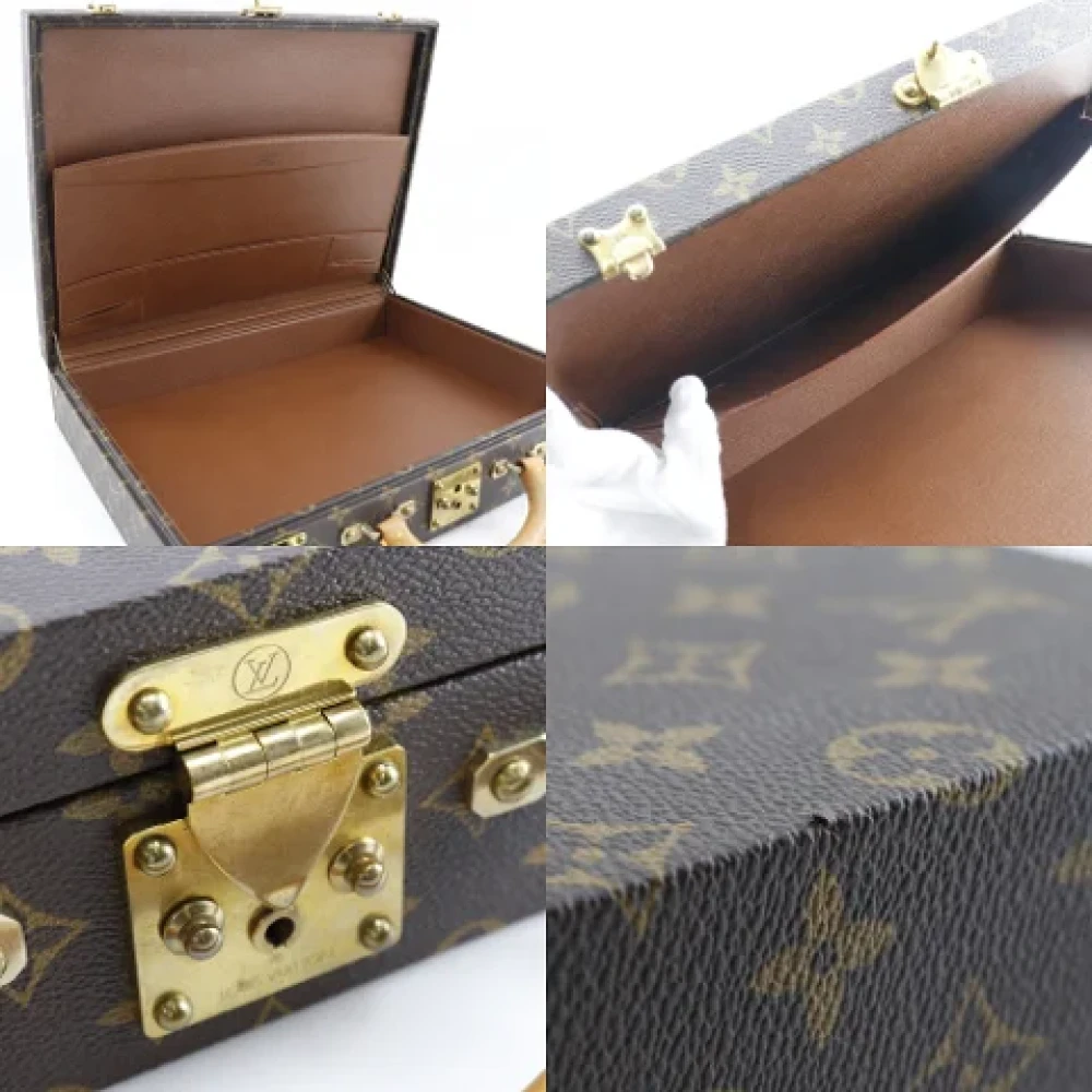 Louis Vuitton Vintage Pre-owned Canvas briefcases Brown Dames