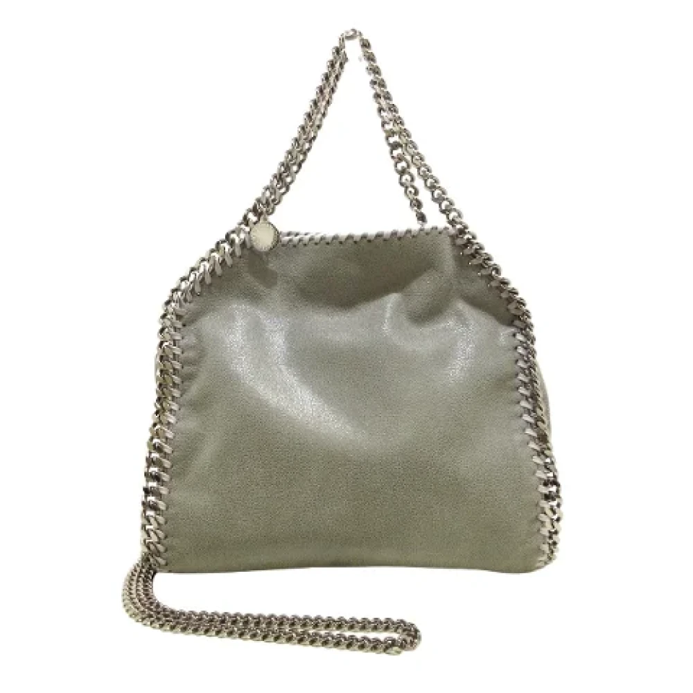 Stella McCartney Pre-owned Leather shoulder-bags Gray Dames