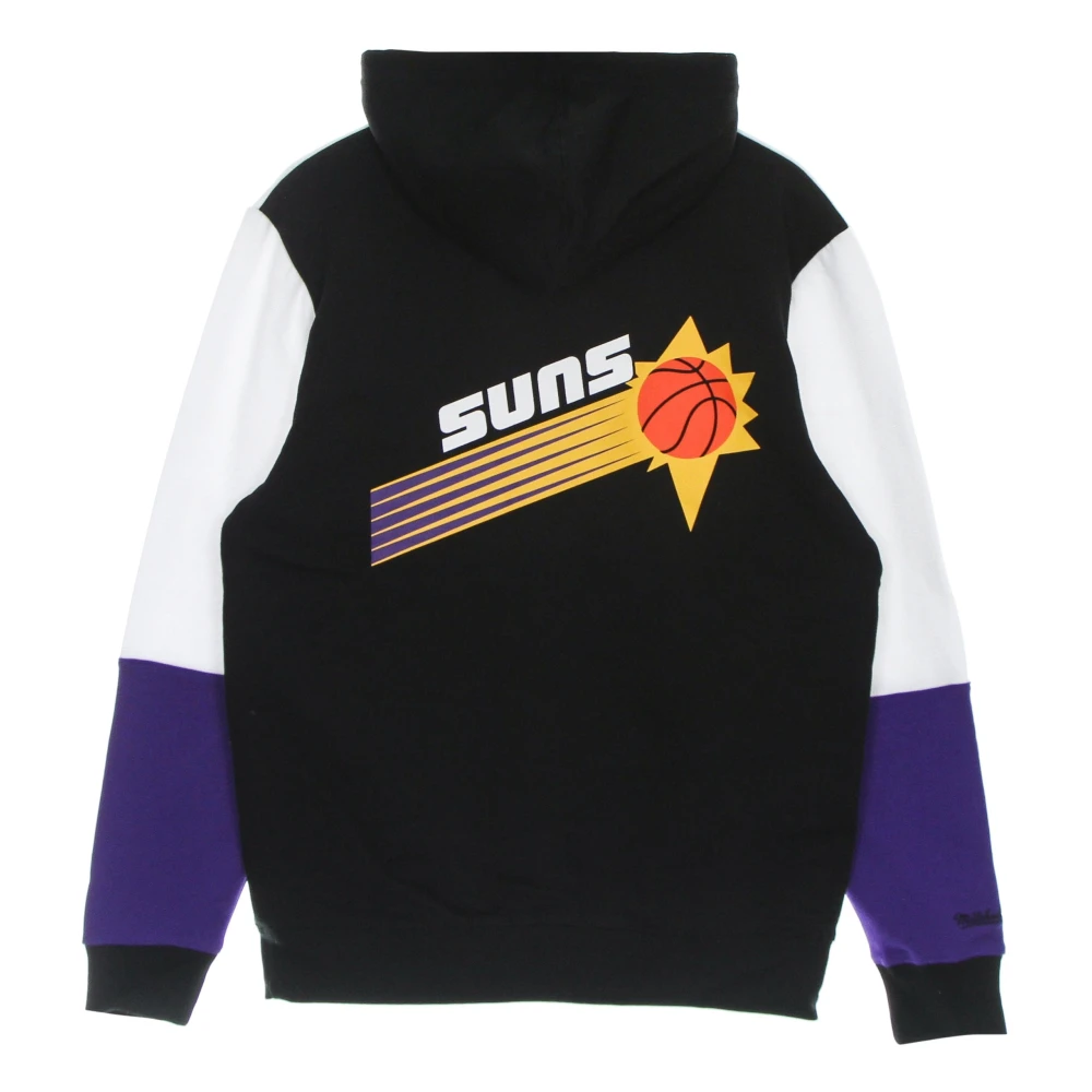 Mitchell & Ness NBA Fusion Fleece Hoodie Zwart Wit Multicolor Heren